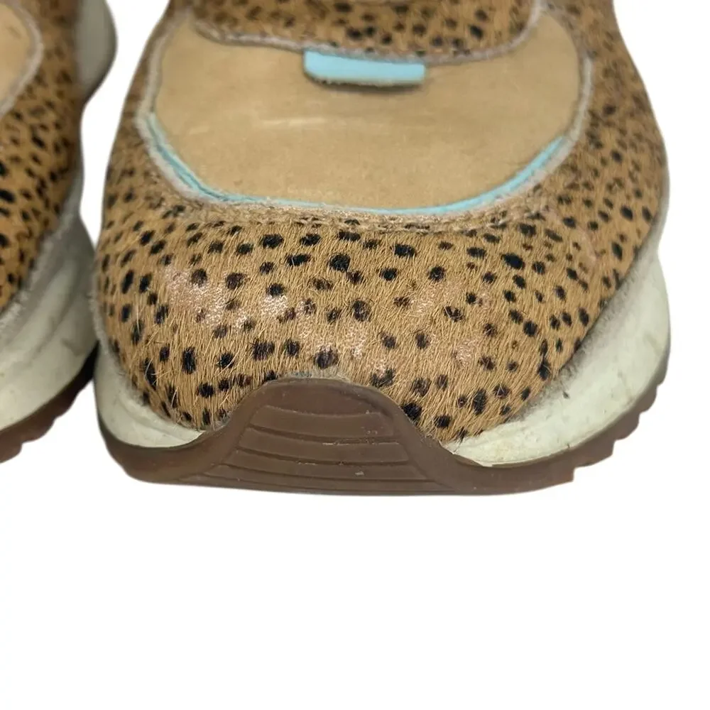 Madewell Kickoff Sneaker Trainer Spot Dot Calf Hair & Nuback - Picture 4 of 11